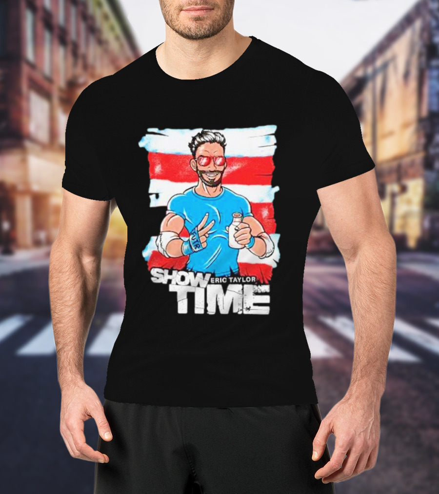 Eric Taylor Show Time Peace Pose And Drink T-Shirt