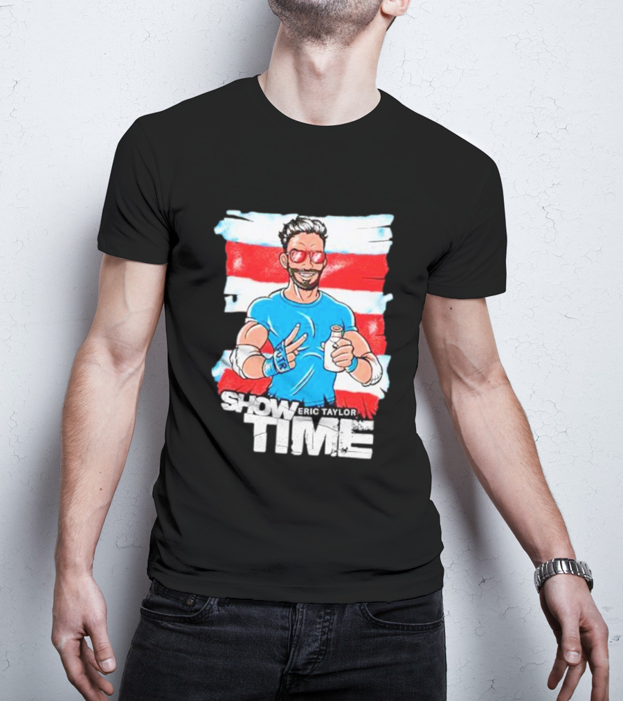 Eric Taylor Show Time Peace Pose And Drink T-Shirt