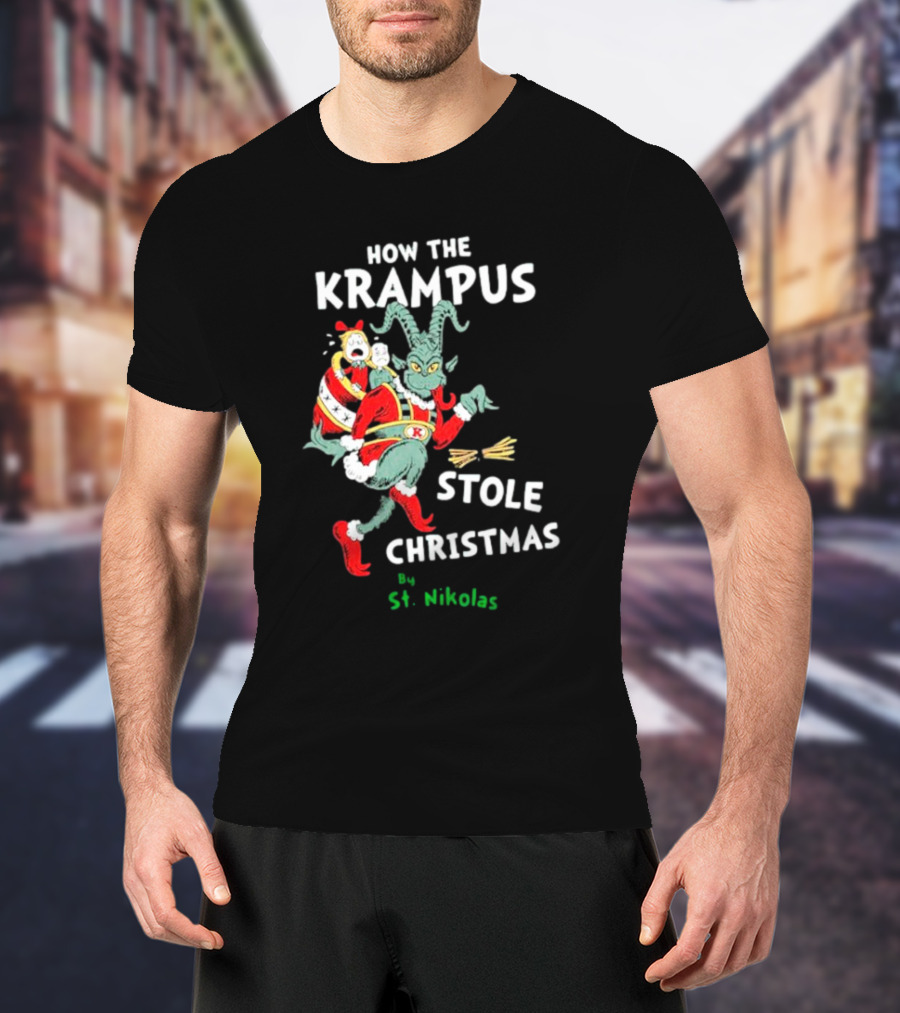 How The Krampus Stole Christmas By St. Nikolas T-Shirt