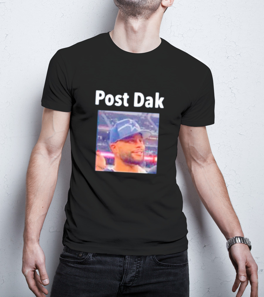 Post Dak Cowboys Star Quarterback Image T-Shirt