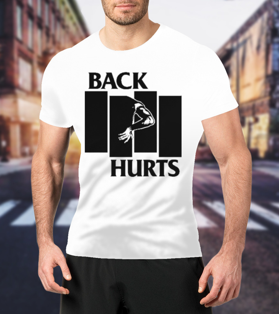 Black Flag Back Hurts T-Shirt