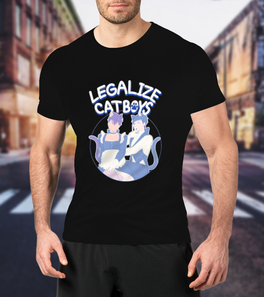 Legalize Catboys Dan And Phil-Inspired Fandom Concept T-Shirt