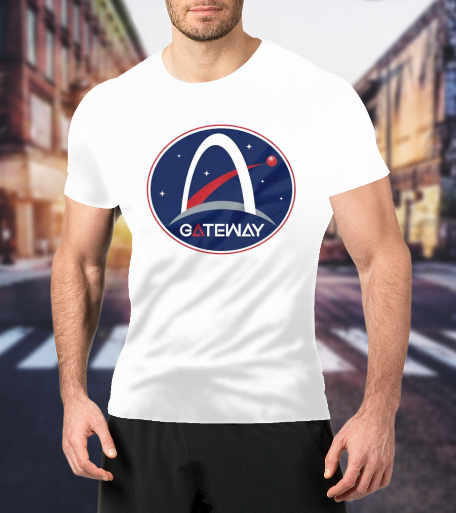 Gateway Program NASA Inspired St. Louis Arch T-Shirt
