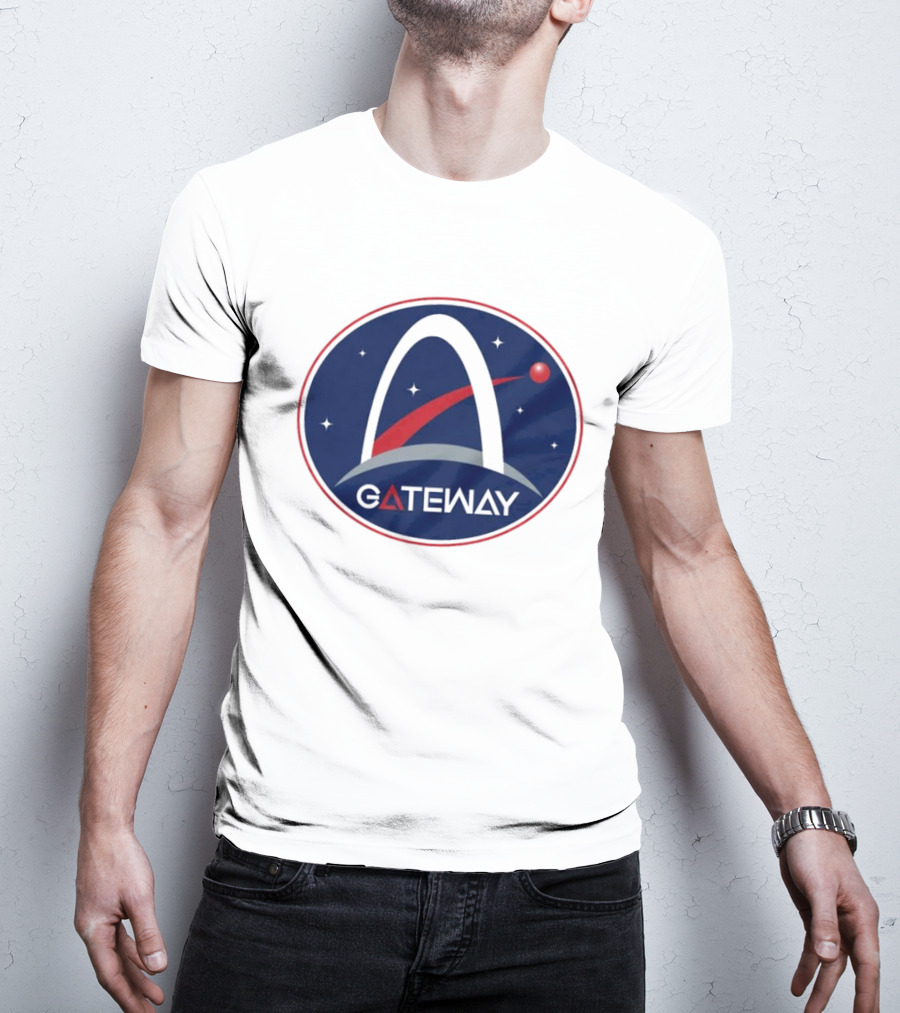 Gateway Program NASA Inspired St. Louis Arch T-Shirt