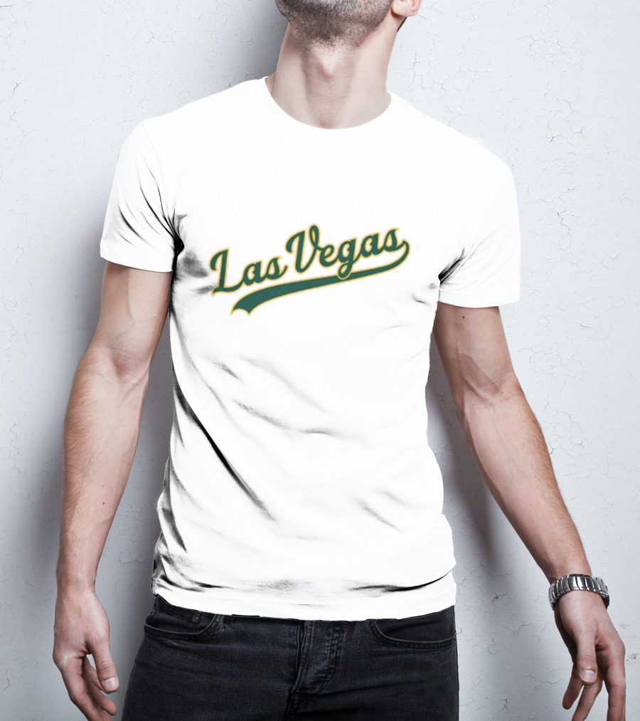 Las Vegas Baseball Script T-Shirt