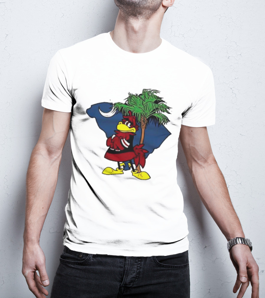 South Carolina Gamecocks Palmetto Moon Mascot T-Shirt