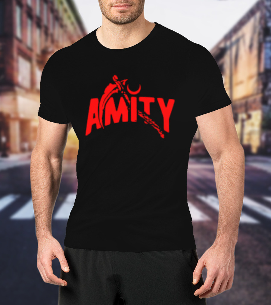 Amity Scythe Pull Me Into Hell Red Crescent T-Shirt