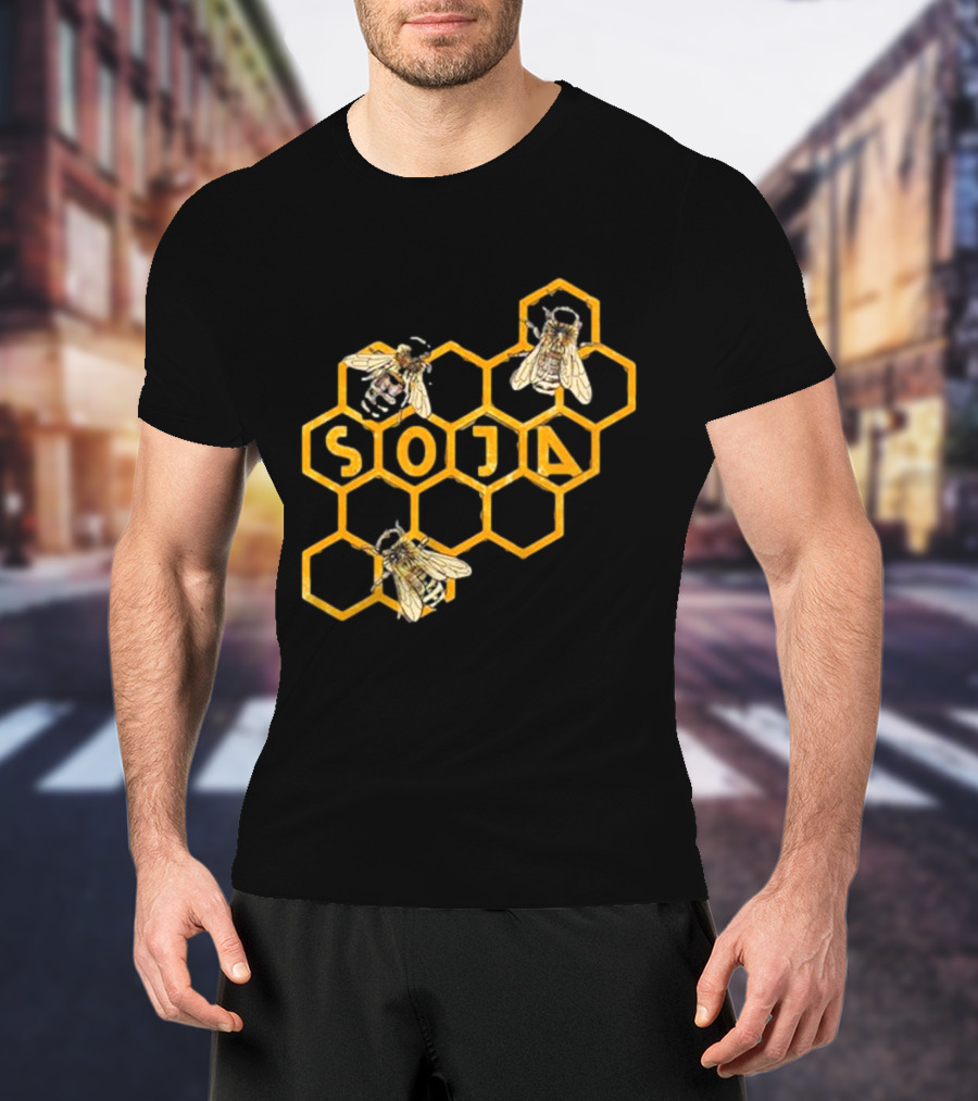 SOJA Bee Honeycomb T-Shirt