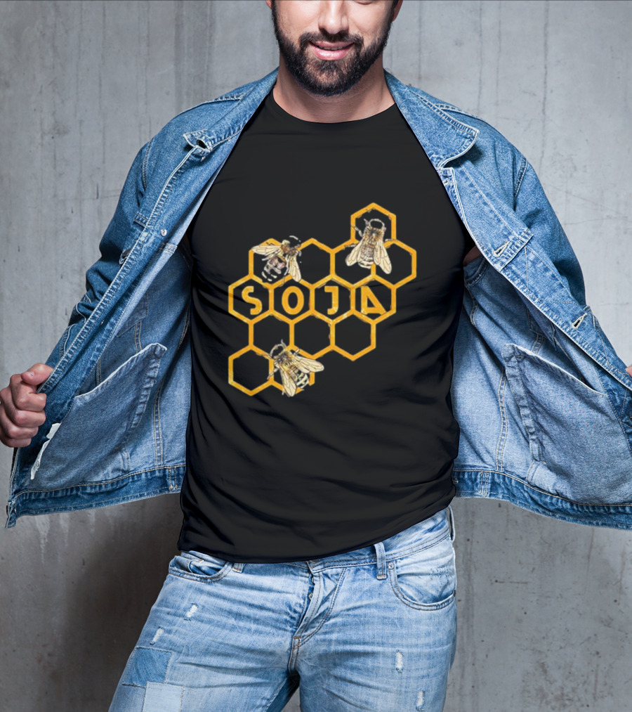 SOJA Bee Honeycomb T-Shirt