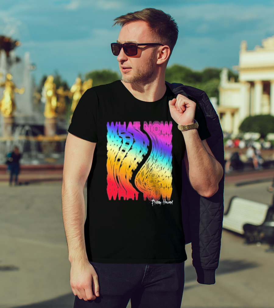 Brittany Howard What Now Colorful Distorted Text T-Shirt