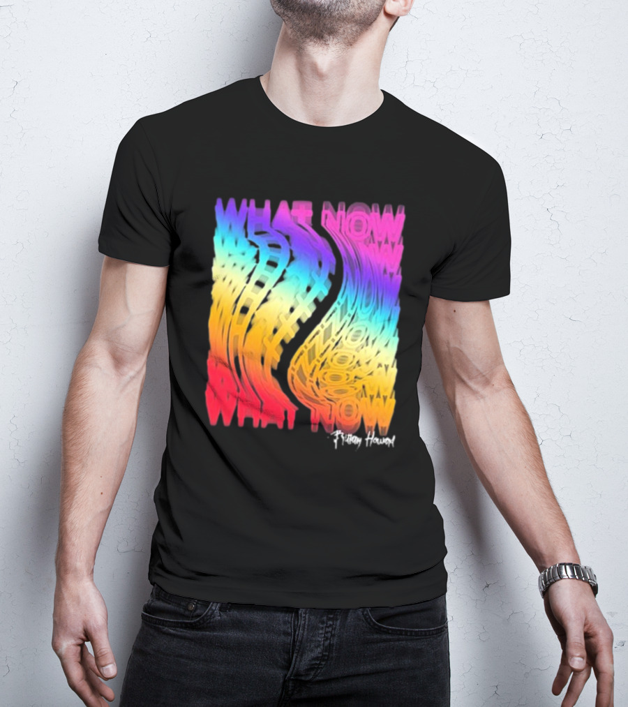 Brittany Howard What Now Colorful Distorted Text T-Shirt