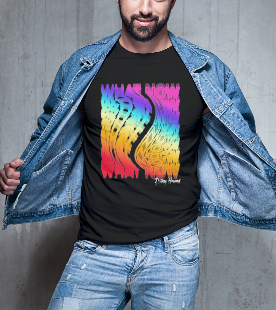 Brittany Howard What Now Colorful Distorted Text T-Shirt