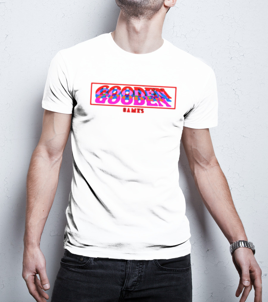 Drew Gooden Merch Gooden Games Glitch Text T-Shirt