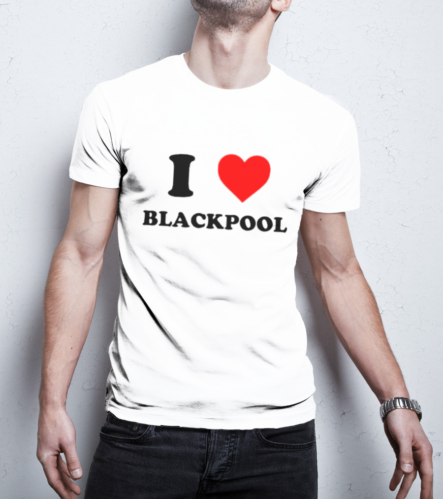 I Love Blackpool Heart T-Shirt