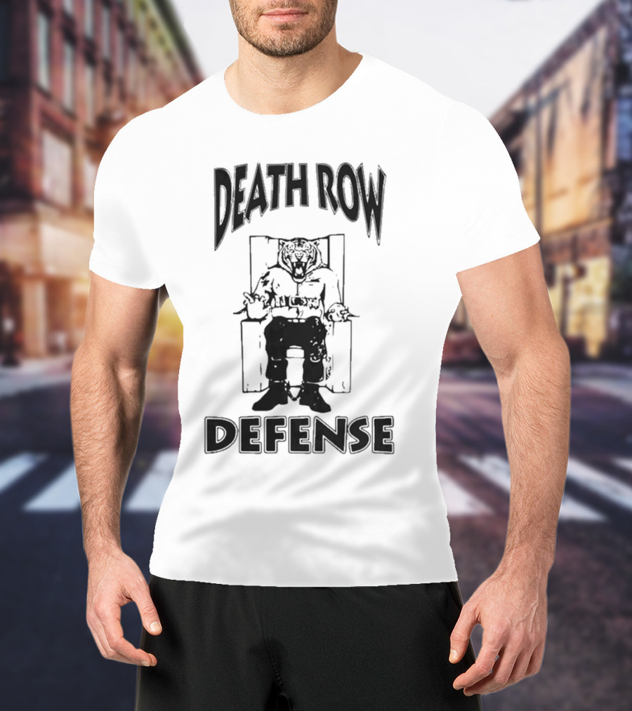 Missouri Tigers Death Row Defense Football Tiger Electric Chair T-Shirt