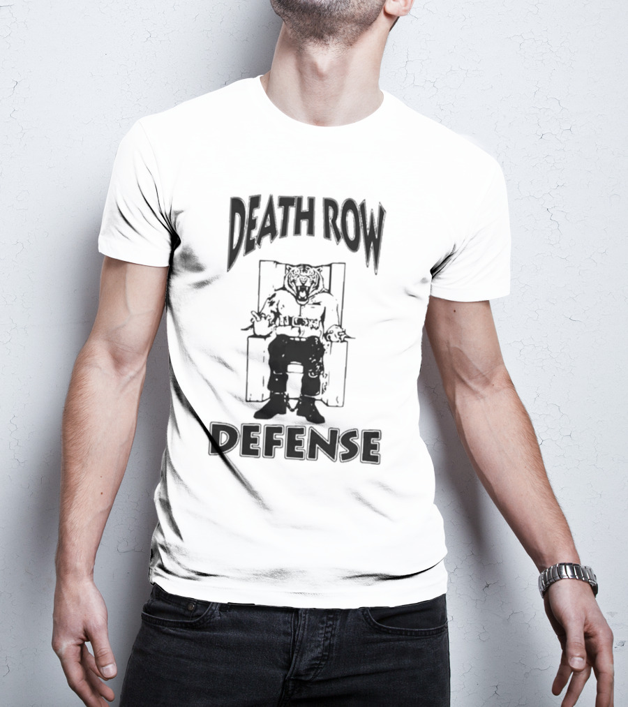 Missouri Tigers Death Row Defense Football Tiger Electric Chair T-Shirt