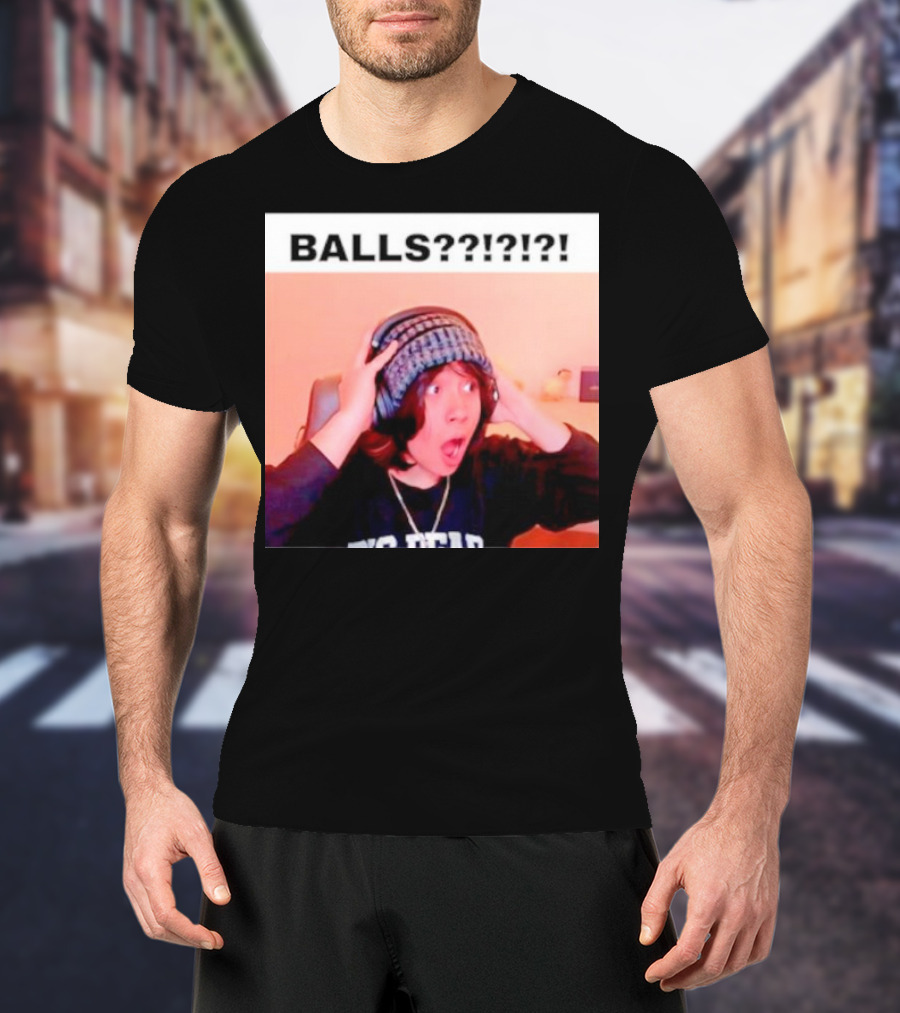 BALLS??? Quackity Reaction Meme T-Shirt