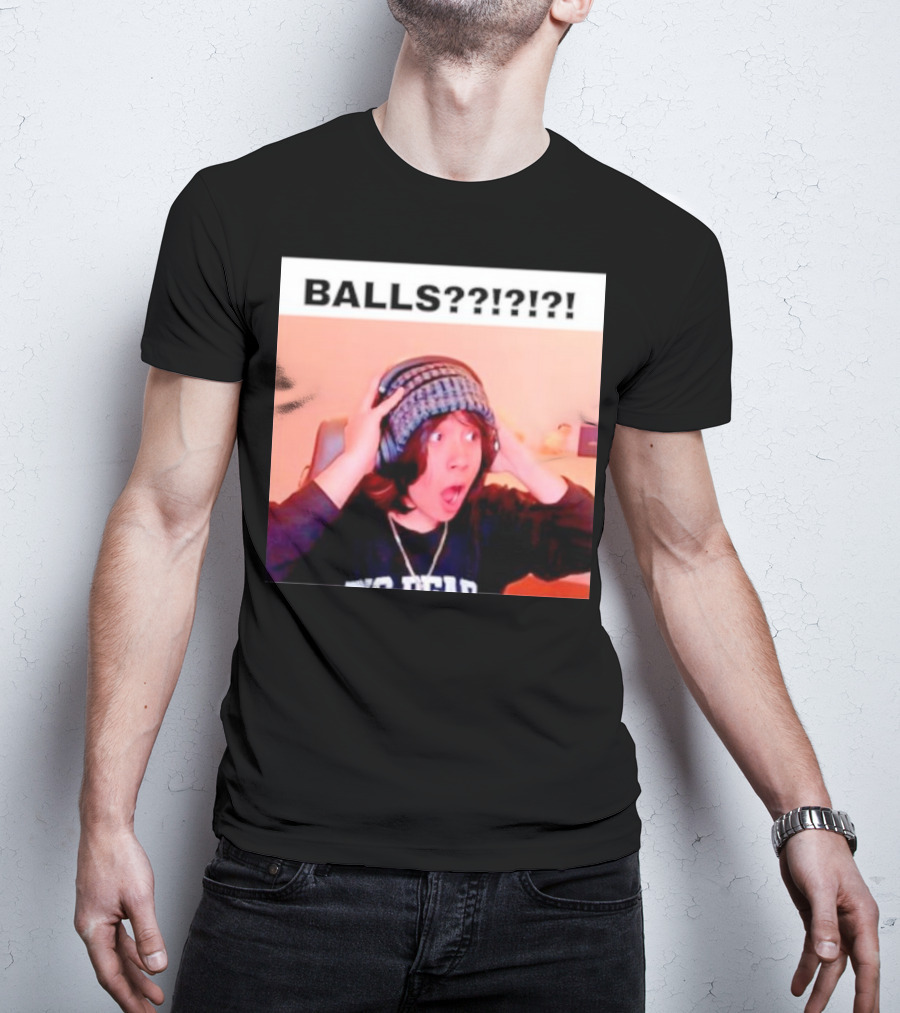 BALLS??? Quackity Reaction Meme T-Shirt