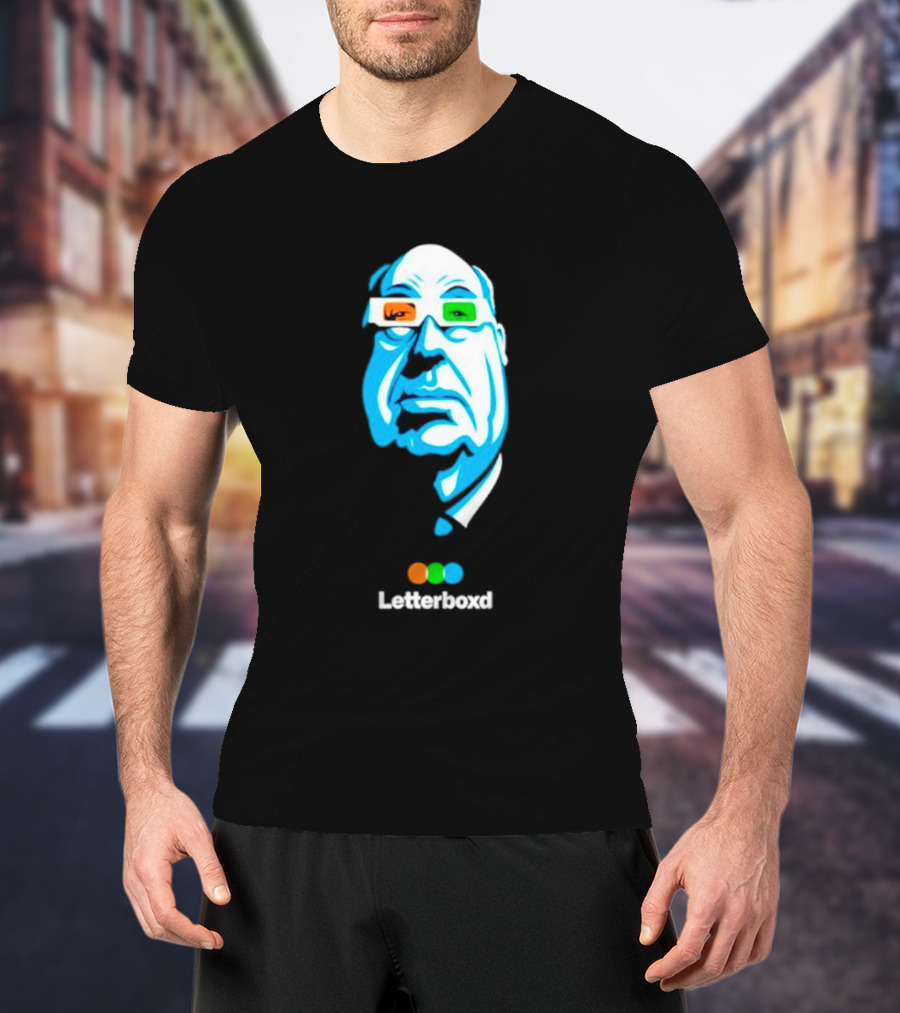 Hitch Portrait Pop Art Letterboxd T-Shirt