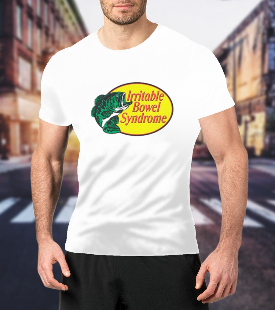 Irritable Bowel Syndrome Bass Fish T-Shirt