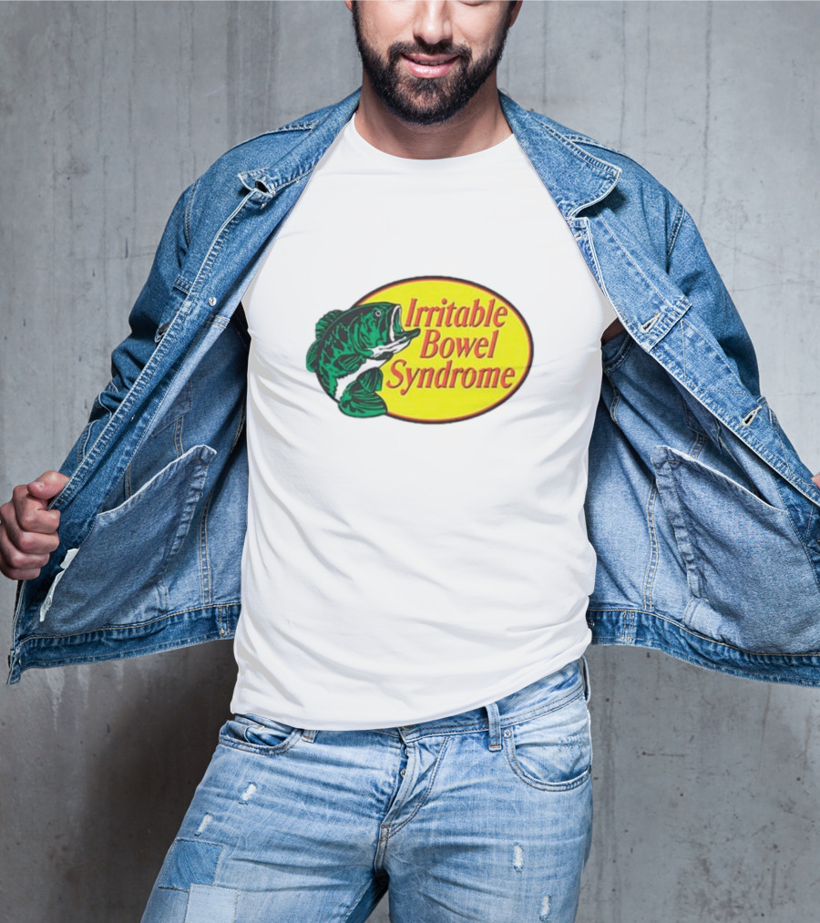 Irritable Bowel Syndrome Bass Fish T-Shirt