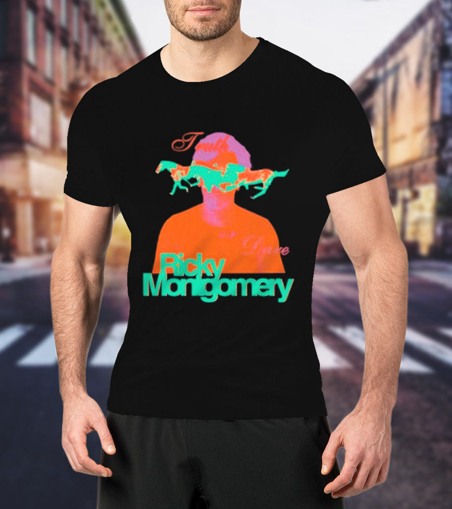 Ricky Montgomery Truth Or Dare Vibrant Horse Overlay T-Shirt