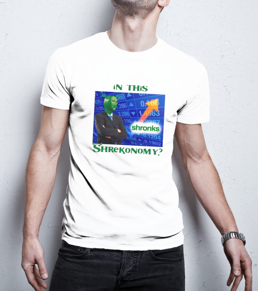 In This Shrekonomy Shronks Stock Market T-Shirt