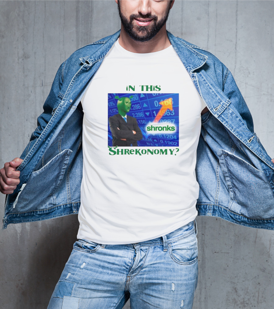 In This Shrekonomy Shronks Stock Market T-Shirt