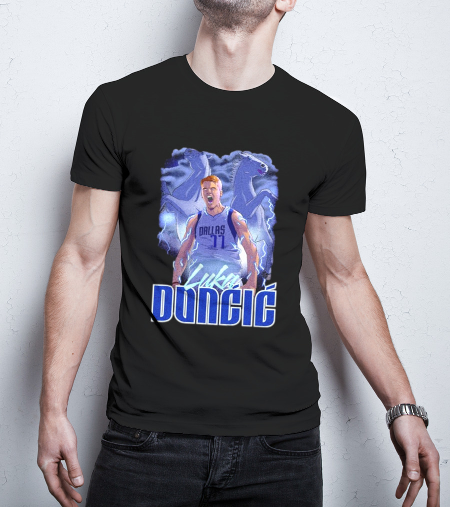 Luka Doncic Dallas Mavericks Basketball Mavericks Player T-Shirt