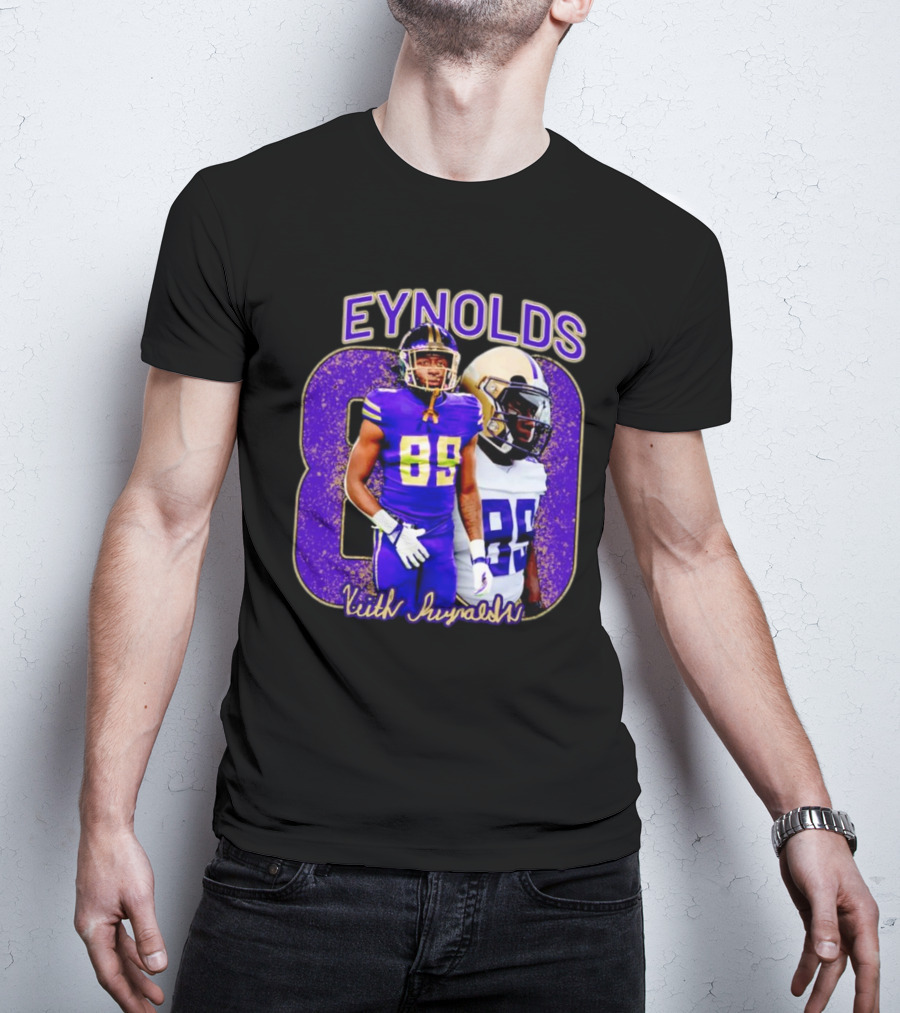 Eynolds 89 Keith Reynolds Husky Football Jersey T-Shirt