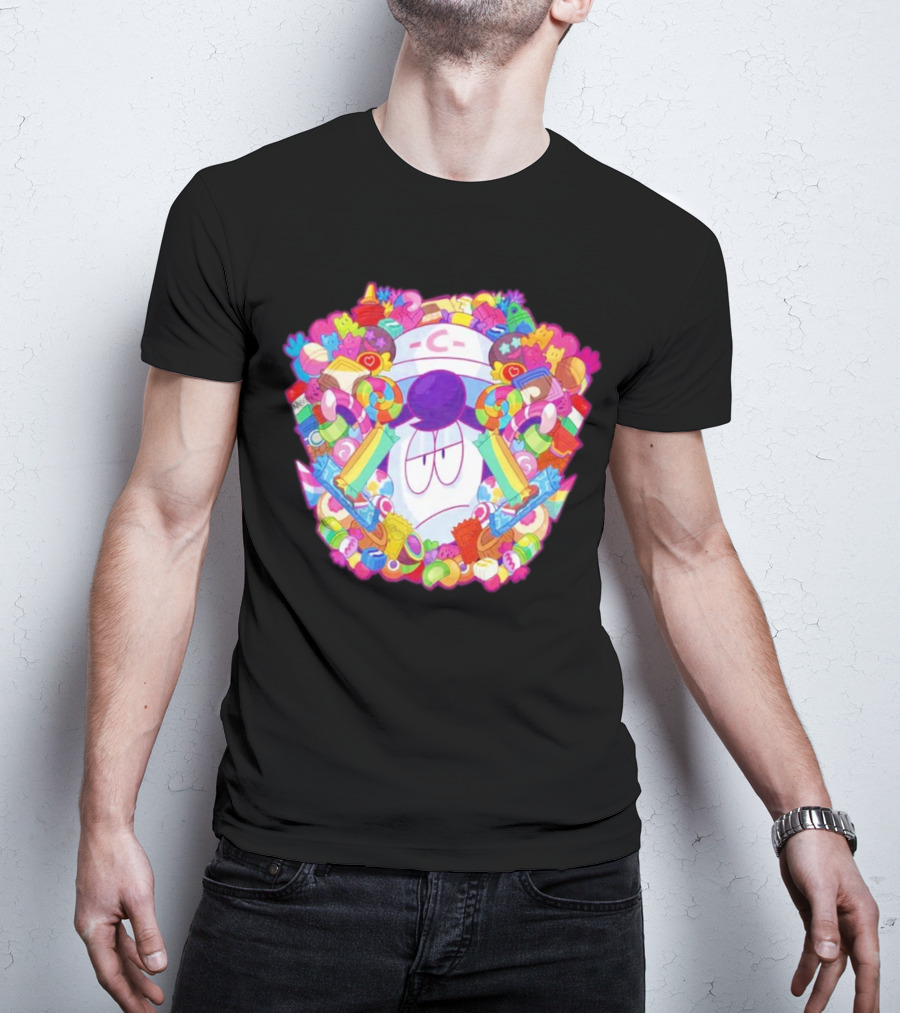 Overwhelming Sweet Colorful Candy Explosion T-Shirt