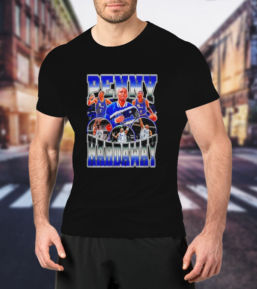 Penny Hardaway Orlando Magic Basketball Legend Retro Collection T-Shirt