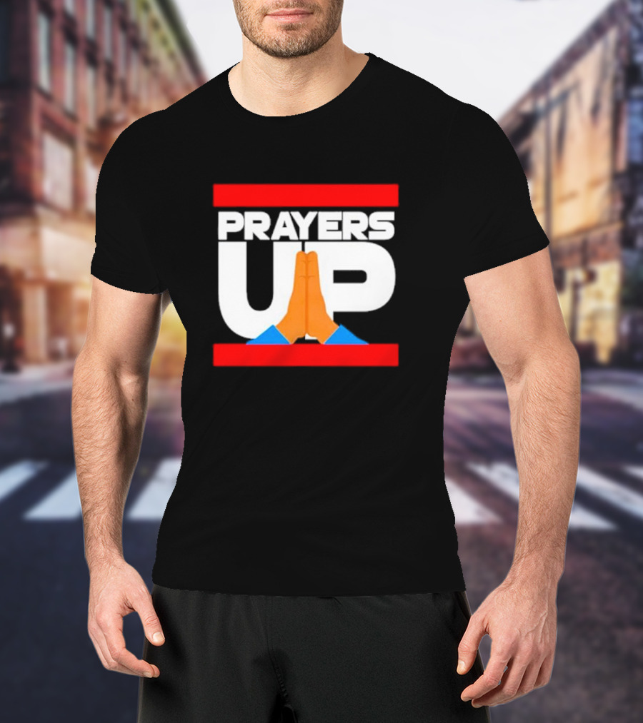 Prayers Up Hands Together T-Shirt