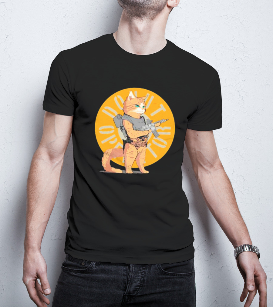 Revenge Of Squirt Cat Armed With Justice Against Dog Domination T-Shirt