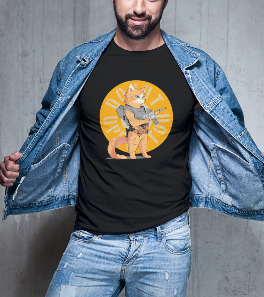 Revenge Of Squirt Cat Armed With Justice Against Dog Domination T-Shirt