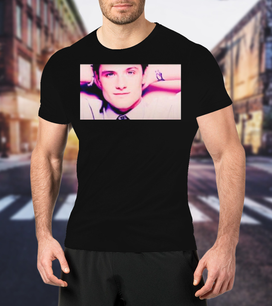 Josh Hutcherson Whistle Iconic Pose T-Shirt