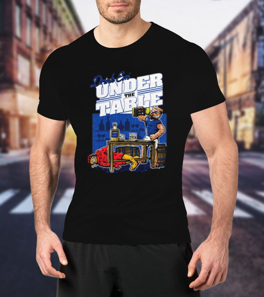 Kentucky Wildcats Vs. Louisville Cardinals Drink Em Under The Table T-Shirt