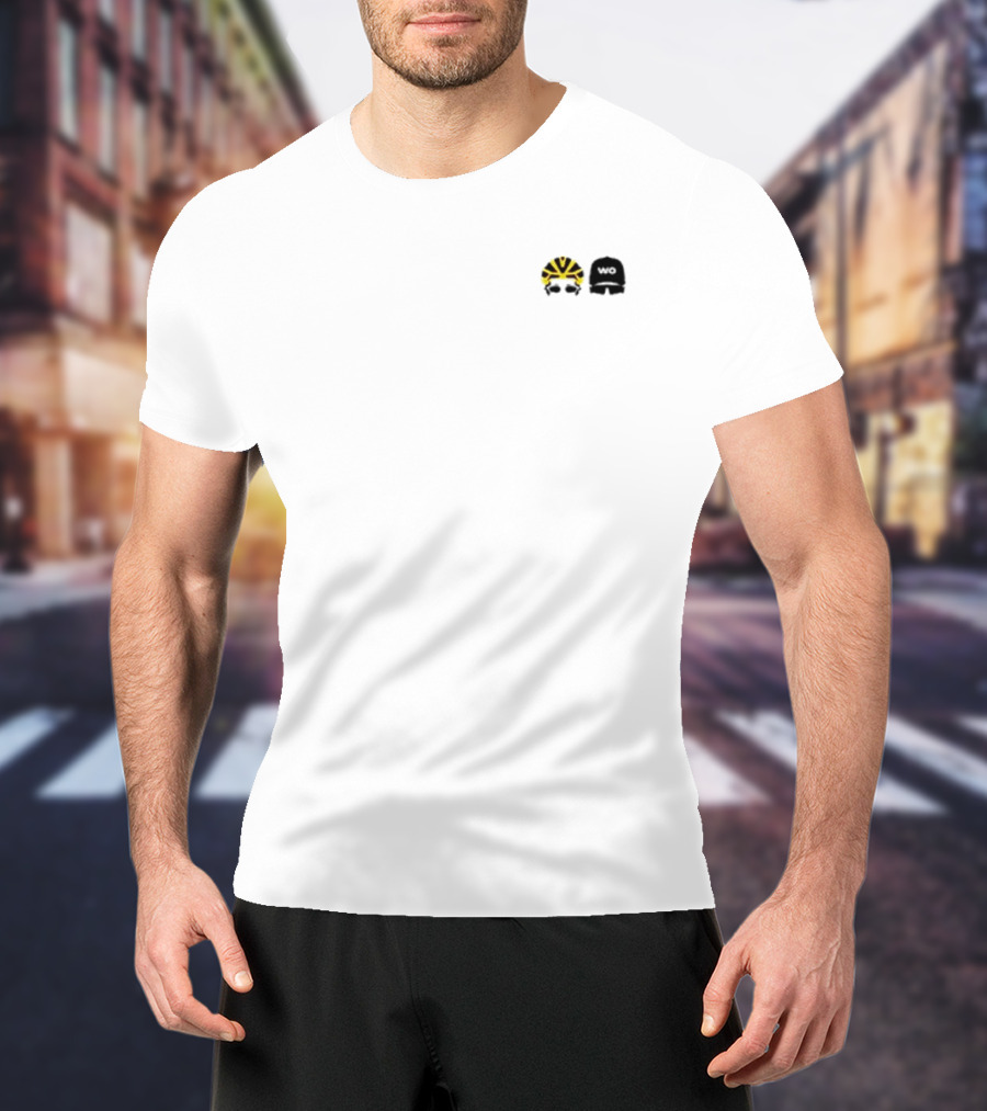 Watts Occurring Yellow Helmet Black Ski Mask Duo T-Shirt