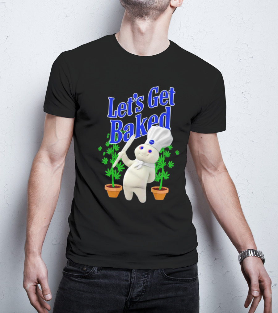 Let's Get Baked Weed Chef Doughboy T-Shirt