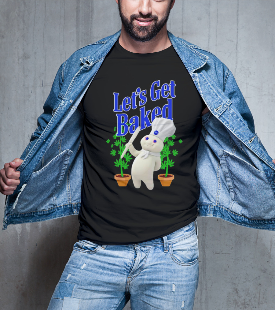 Let's Get Baked Weed Chef Doughboy T-Shirt