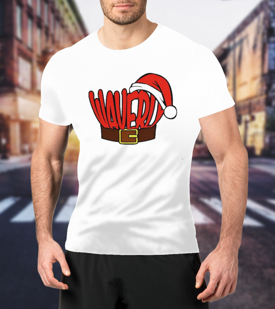 Waverly Christmas Santa Hat With Belt T-Shirt