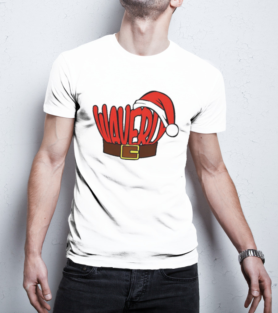 Waverly Christmas Santa Hat With Belt T-Shirt