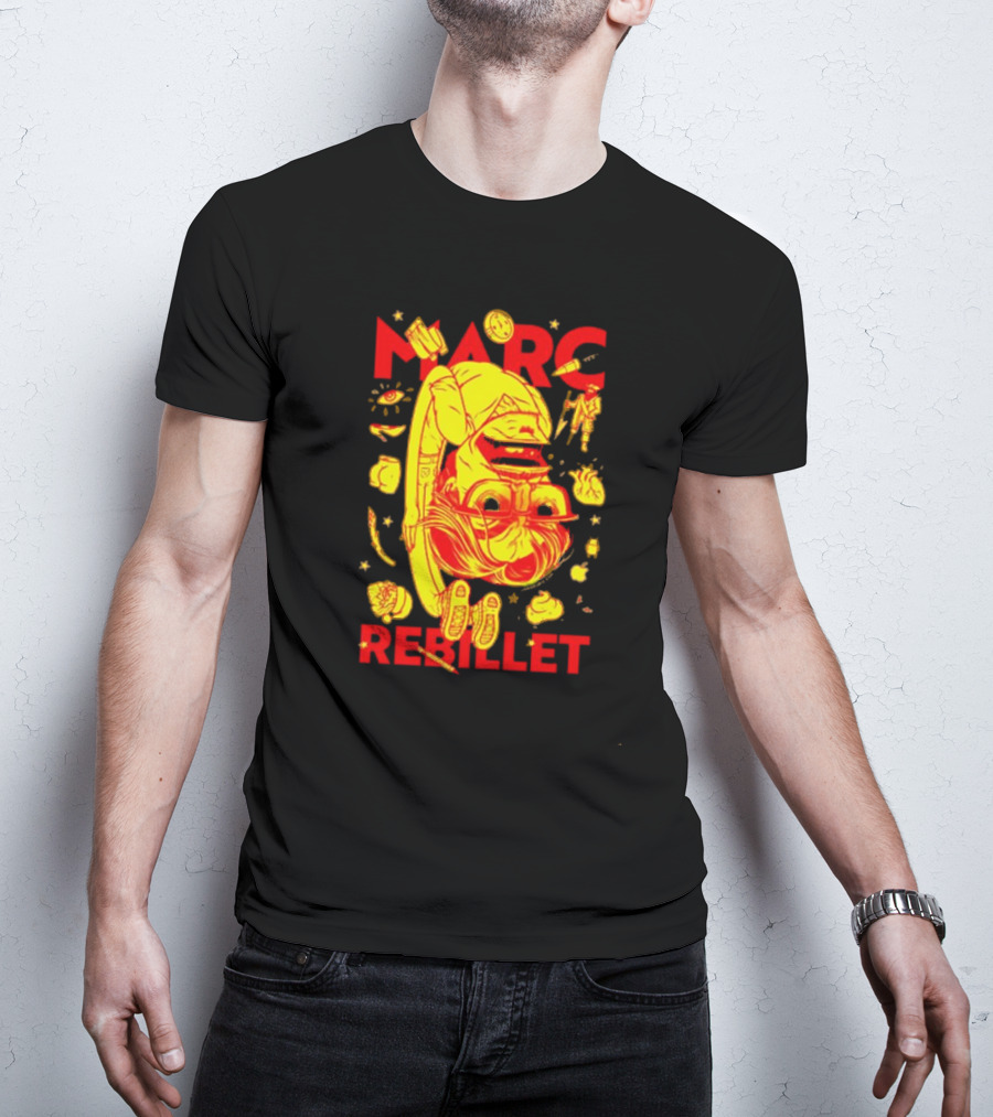 Marc Rebillet Loop Daddy Playful Cartoon Style Vibrant Colors T-Shirt