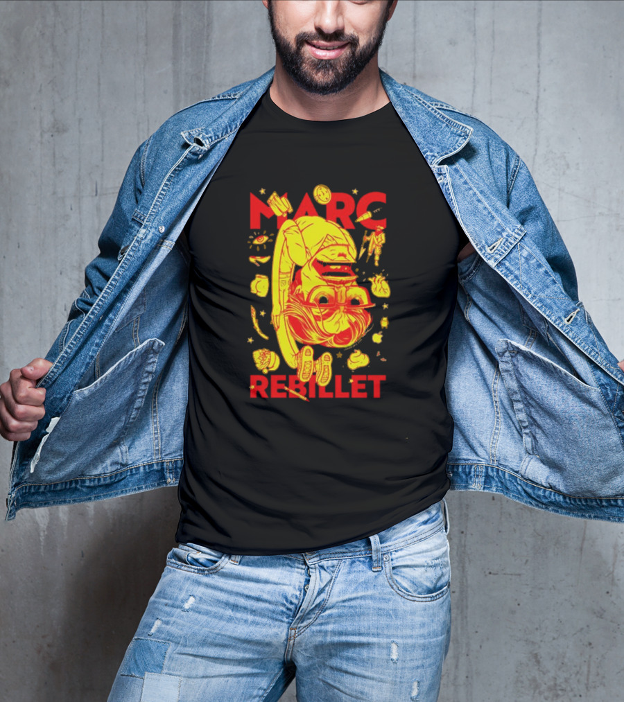 Marc Rebillet Loop Daddy Playful Cartoon Style Vibrant Colors T-Shirt