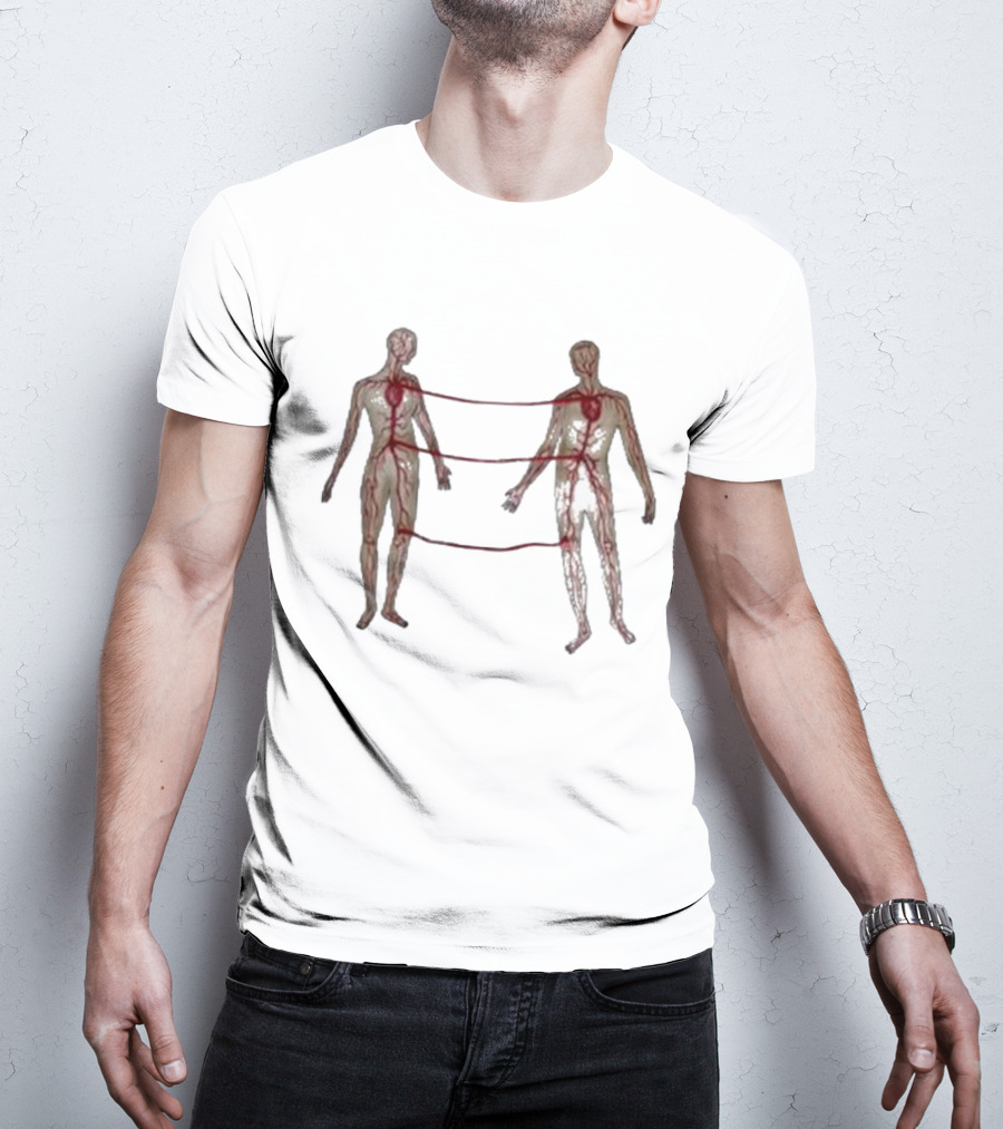 Marcos Alvarado Vascular Diagram Connected Figures T-Shirt