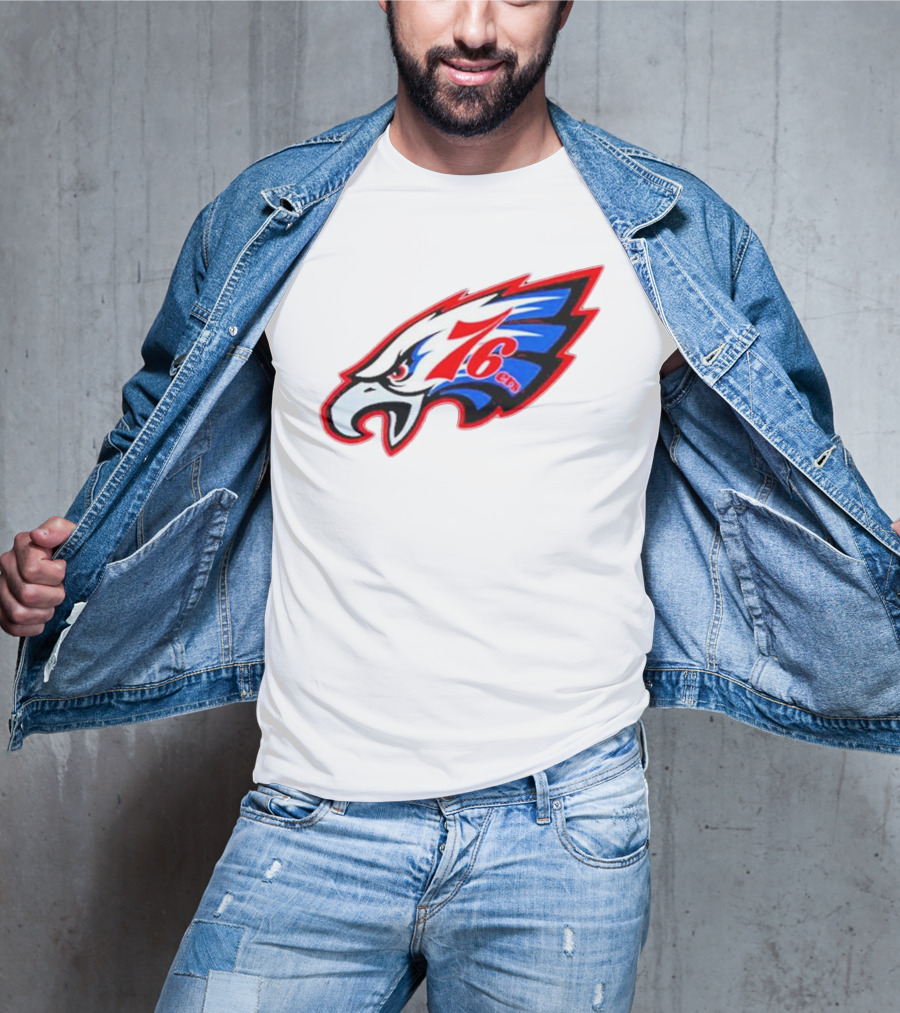 Philadelphia Eagles And 76ers Combined T-Shirt