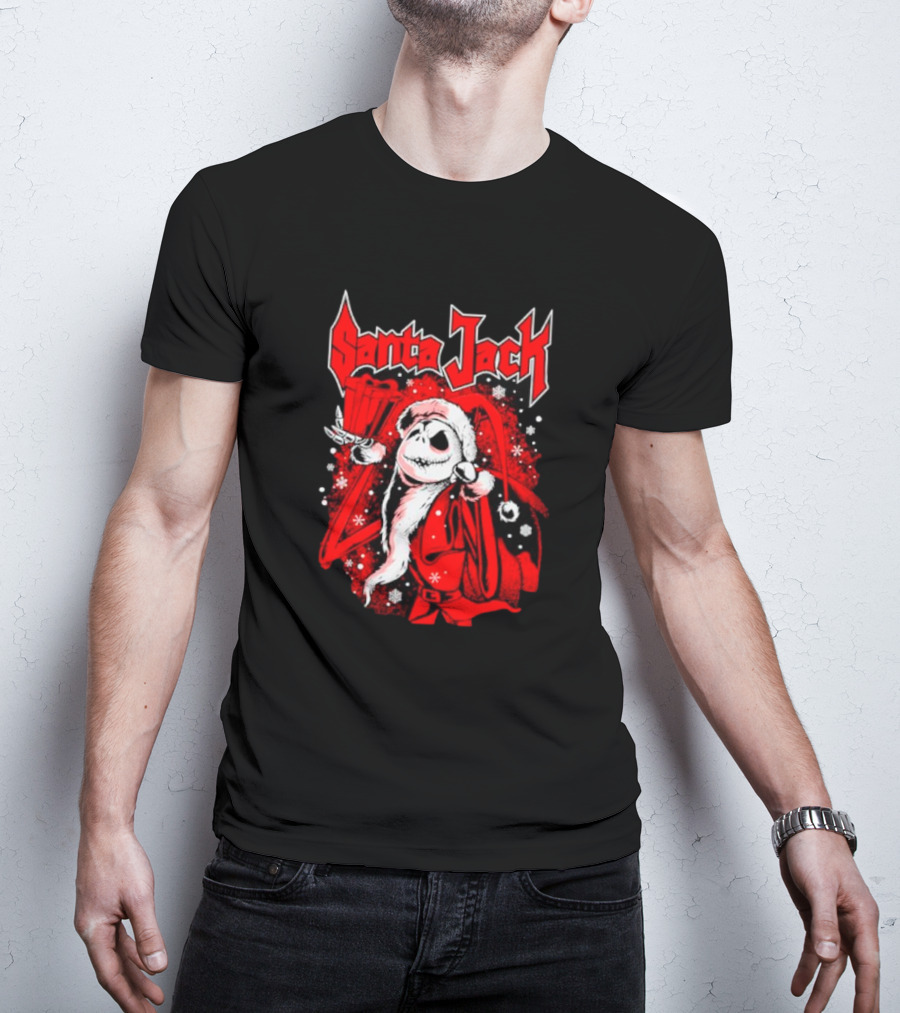 Santa Jack The Nightmare Before Christmas Jack Skellington T-Shirt