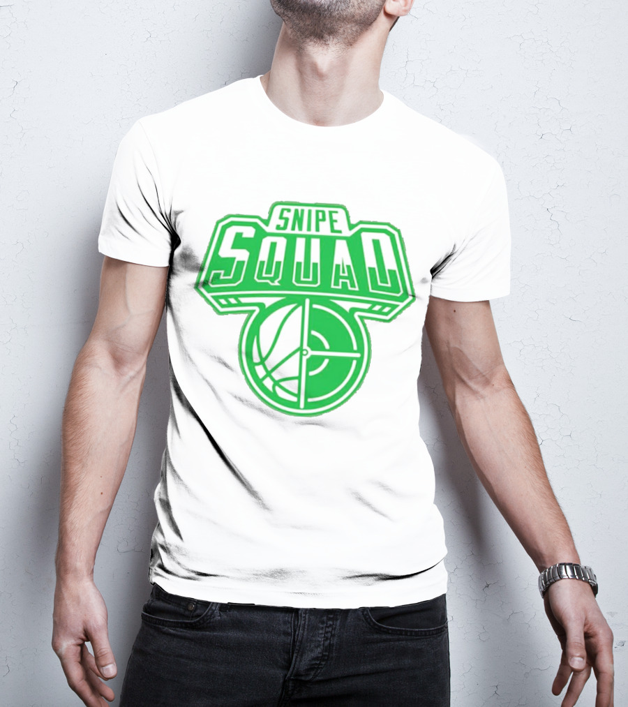 Boston Celtics Snipe Squad Basketball Crosshair T-Shirt