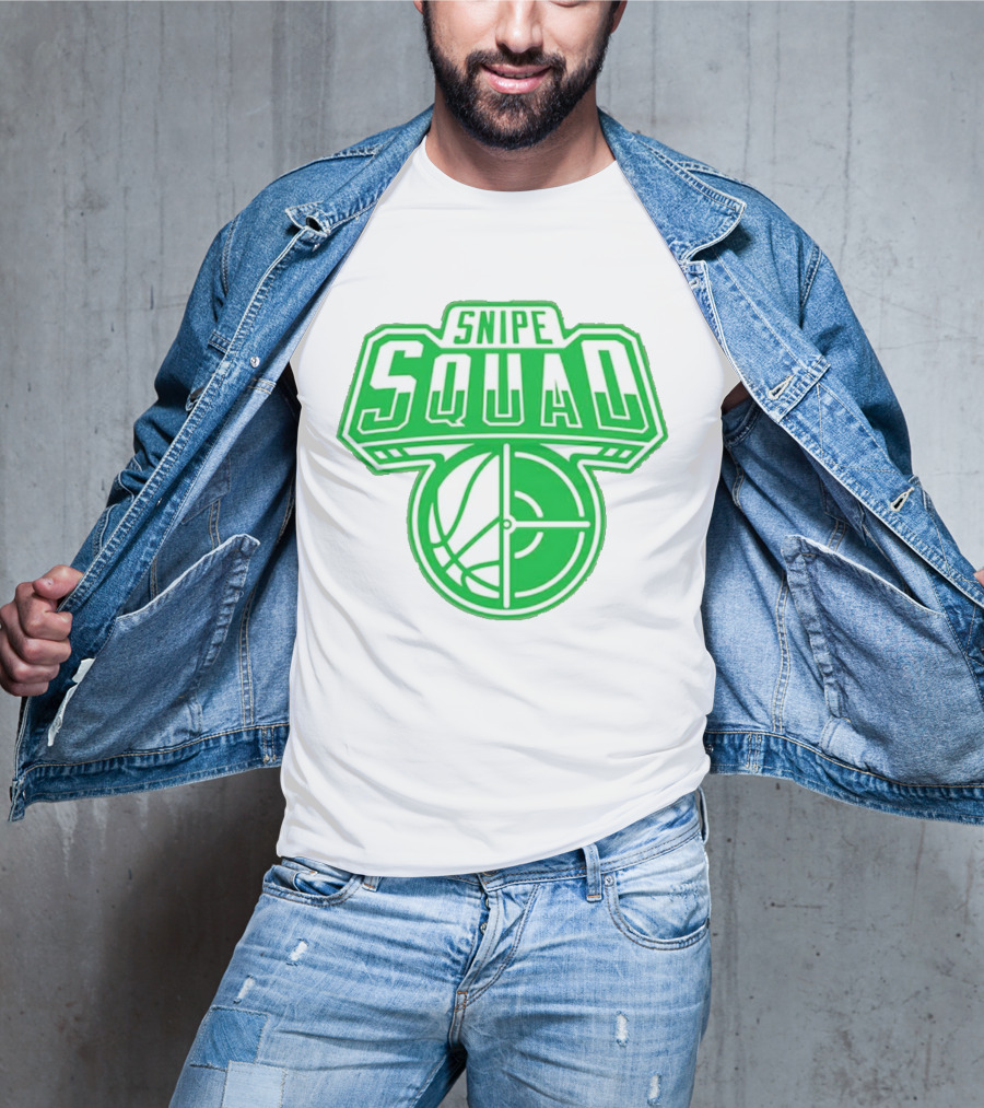 Boston Celtics Snipe Squad Basketball Crosshair T-Shirt