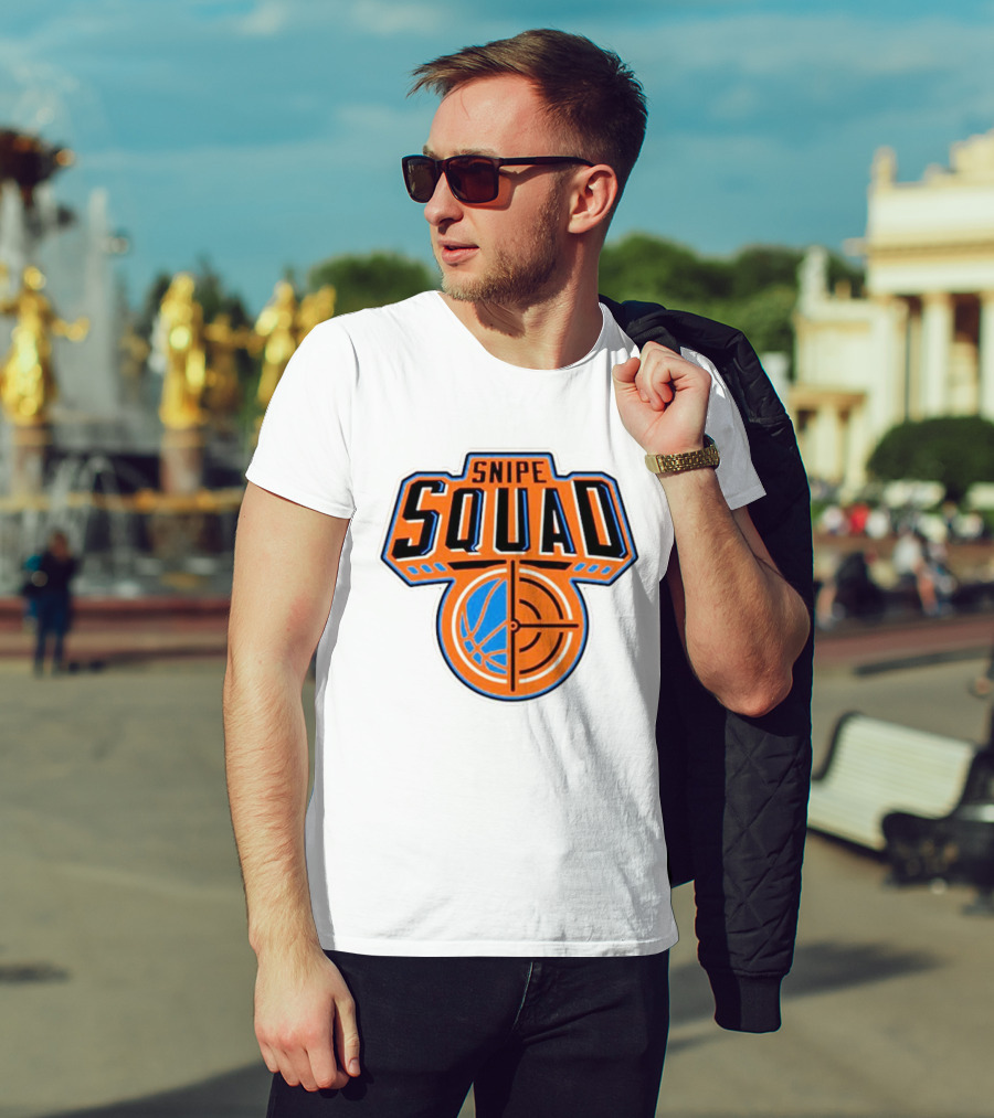 New York Knicks Snipe Squad Basketball Target T-Shirt